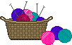 Basket of yarn