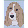 Cheryl's graph of Basset Hound Head 1 in thumbnail