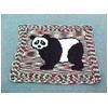 Black and White Panda Afghan by Linda Gelb