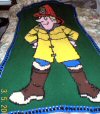 Joan's afghan of Fireman in thumbnail