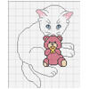 Ruth's graph of Kitty and Teddy Bear in thumbnail