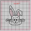 Ramona's graph of Rabbit Baby Blanket 80x80 in thumbnail