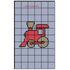 Ramona's Toy Train Crib Graph in thumbnail